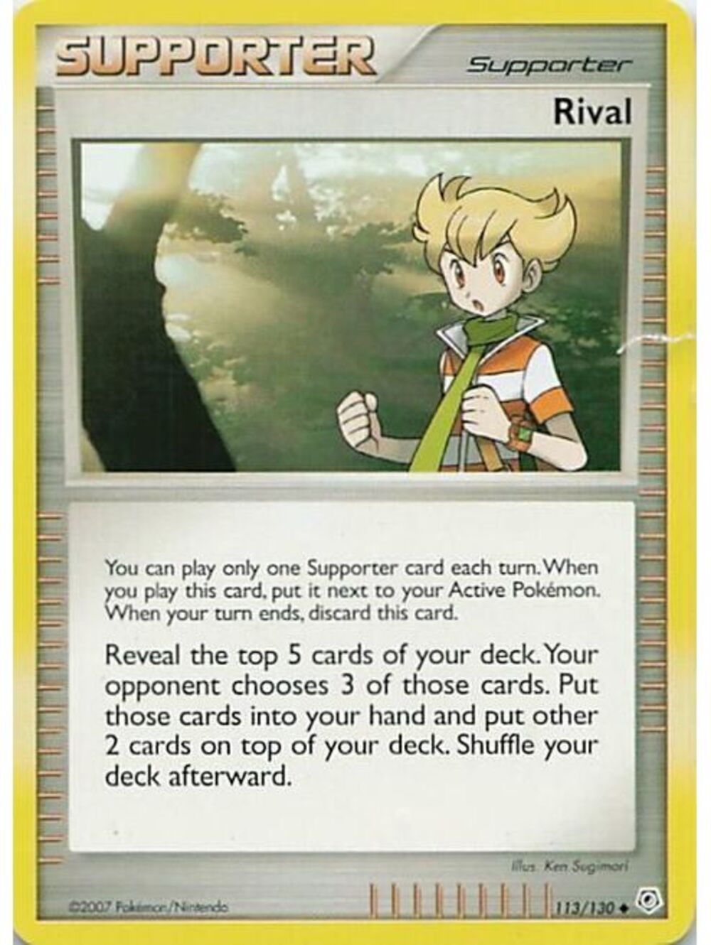 Pokemon TCG 2007 Rival LP DP - Picture 1 of 1